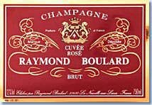 Label champagne rosé